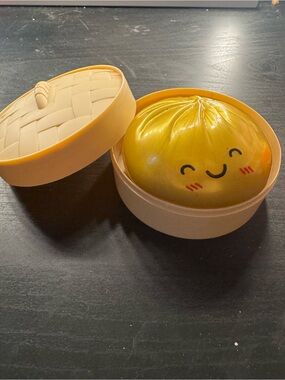 Gold squishy dumpling